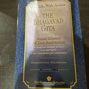 NWT Paperback‎ Book - God Talks with Arjuna The Bhagavad Gita